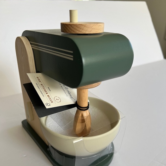 Wood Toy Kitchen Mixer Green - Picture 5 of 6